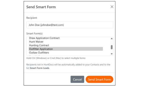 Send Smart Form