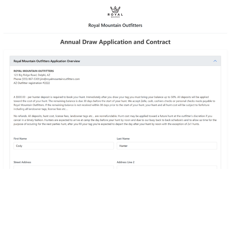 Client Mobile Experience